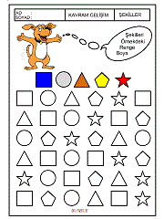 okul öncesi üçgen şekli